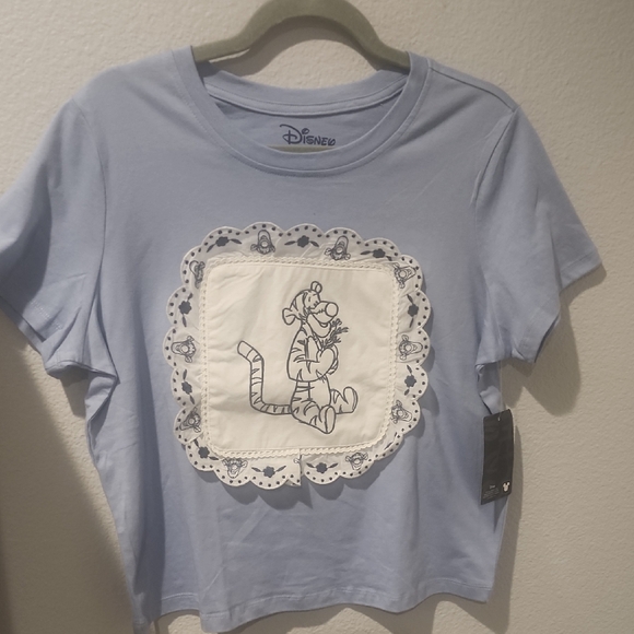 Disney Tops - Disney Light Blue T-Shirt with Tigger Design